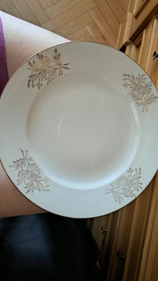 Vajilla antigua porcelana dorada