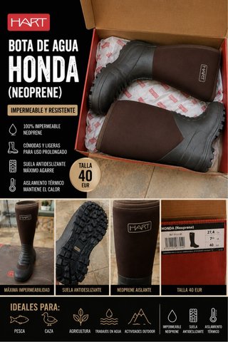 Botas de agua Hart Honda Neopreno Talla 40