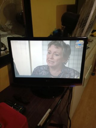 Televisión LG Negra