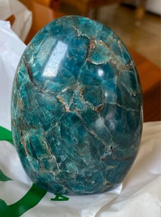 Mineral de Apatito Azul Pequeño