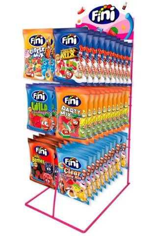Expositor Fini Golosinas 6 Colgaderos - Metálico