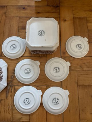 Juego Mantequera La Cartuja de Sevilla Pickman