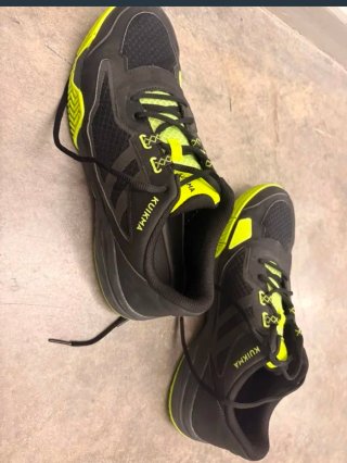 Zapatillas Padel Negras y Verdes