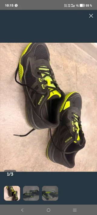Zapatillas Padel Negras y Verdes