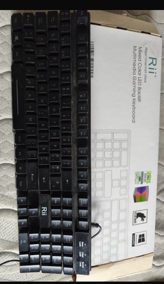 Teclado Gaming Rii LED Multimedia