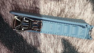 Correa caucho Omega Seamaster 150 azul claro 20mm