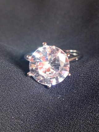 Anillo Moissanita Plata 925