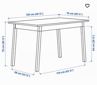 Mesa Ikea Pinntoro Madera
