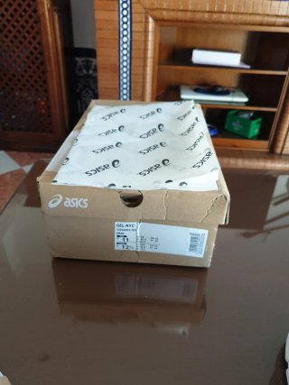 Zapatillas Asics GEL-NYC Gris/Blanco Talla 45