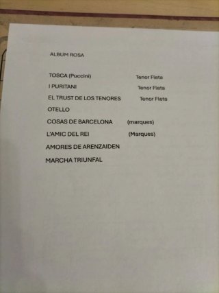 Sardanas opera Tango- Variados adjunto titulos