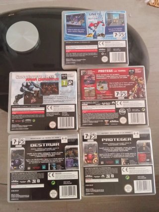 5 Juegos Transformers Nintendo DS