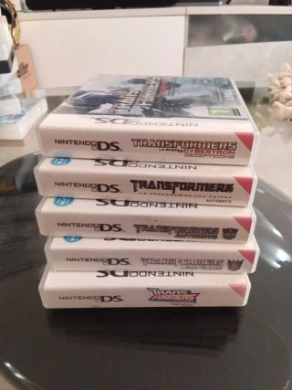 5 Juegos Transformers Nintendo DS