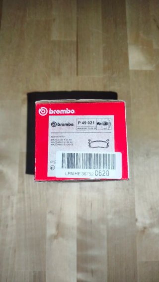 Pastillas Freno Delanteras Brembo Mazda