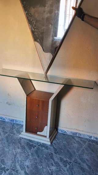 Consola de entrada con espejo NO HAGO ENVÍOS