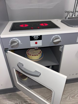Cocinita de juguete con dispensador de hielos