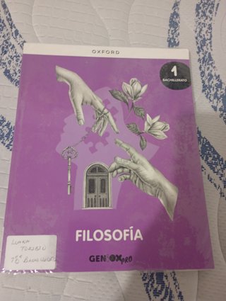 Filosofía 1º Bachillerato. Libro del estudiante...