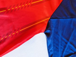 Camiseta Talla L Roja y Azul