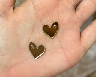 Pendientes Corazón Dorados