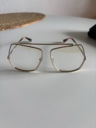 Gafas MaxMara Doradas Nuevas