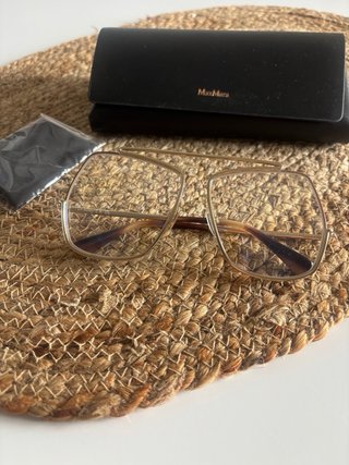Gafas MaxMara Doradas Nuevas
