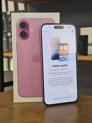 IPHONE 16 PLUS 128GB ROSA BATERIA 93%