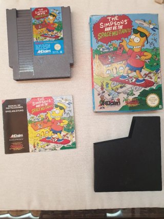 The Simpsons Bart vs Space Mutants Nintendo NES