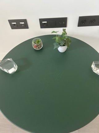 Mesa redonda Sklum verde metal