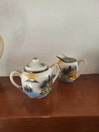 Juego café Nakone Japón 1960 Porcelana