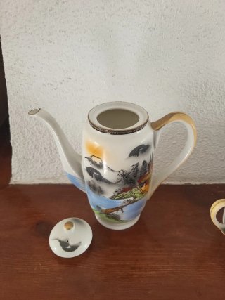 Juego café Nakone Japón 1960 Porcelana
