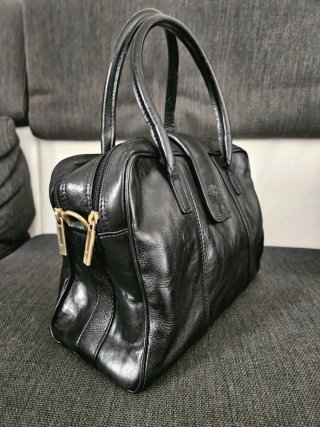 Borsa Venturini Pelle Vintage Nera