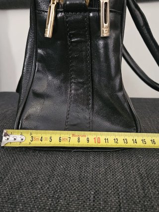 Borsa Venturini Pelle Vintage Nera