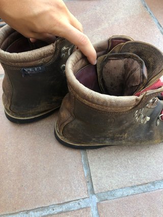 Botas de montaña marrones 1979