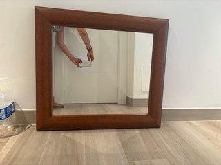 Espejo 80x70 cm Marrón