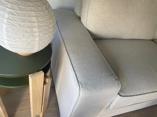 Sofá KIVIK Ikea Gunnared Beige + Reposapiés