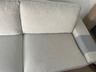Sofá KIVIK Ikea Gunnared Beige + Reposapiés