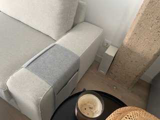 Sofá KIVIK Ikea Gunnared Beige + Reposapiés