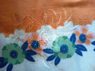 Pañuelo de seda estampado chino,