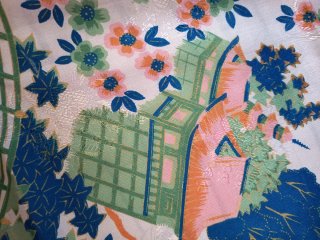 Pañuelo de seda estampado chino,