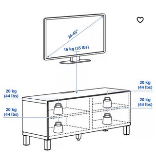 Mueble TV IKEA BESTÅ