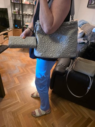 Bolso y Cartera Tous Gris Originales color Taupe