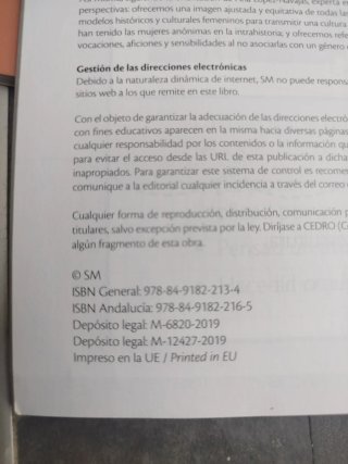 Libro de texto matemáticas 4° primaria. Ed. SM.