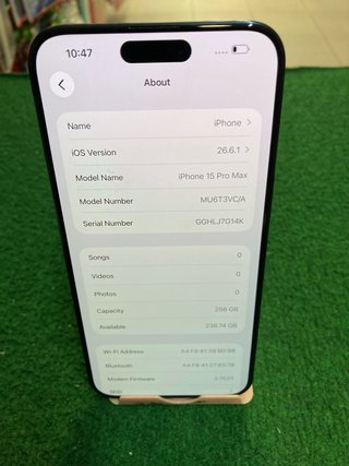 iPhone 15 Pro Max 256GB Space Gray