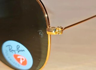 Gafas de sol Ray-Ban RB3026 Aviator doradas