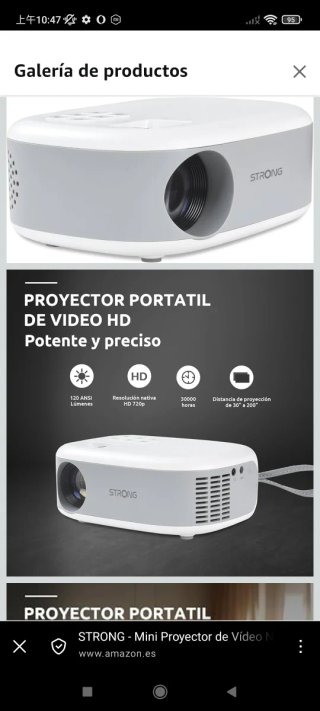 Proyector Portátil STRONG HD
