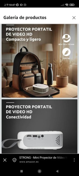 Proyector Portátil STRONG HD