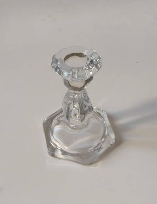 Lote Cristal Vintage - Decantador / Candelabro