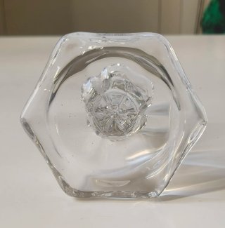 Lote Cristal Vintage - Decantador / Candelabro