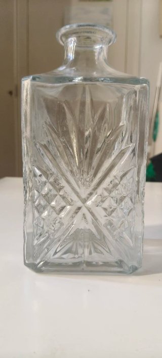 Lote Cristal Vintage - Decantador / Candelabro