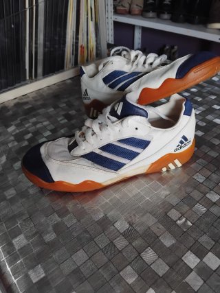 Zapatillas Adidas Blancas y Azules