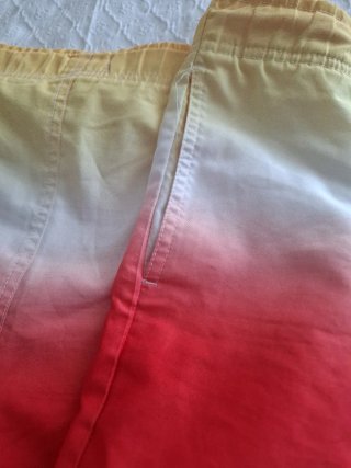 Bañador hombre XL degradado naranja/amarillo
